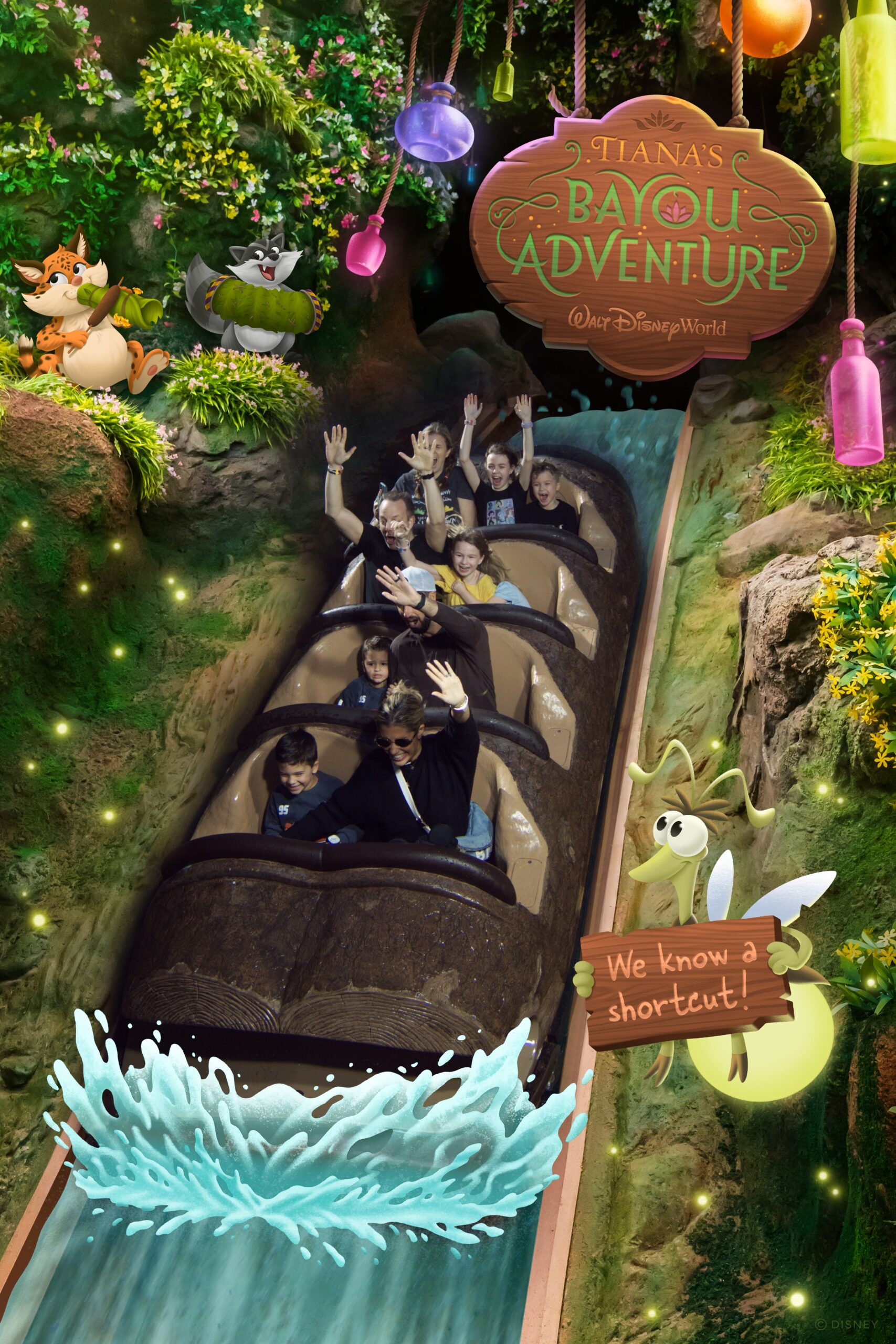 Lightning Lane Tips for Families showing Ride photo for Tiana's Bayou Adventure