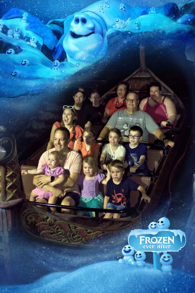 Frozen Ever After Lightning Lane Photo at EPCOT for spring