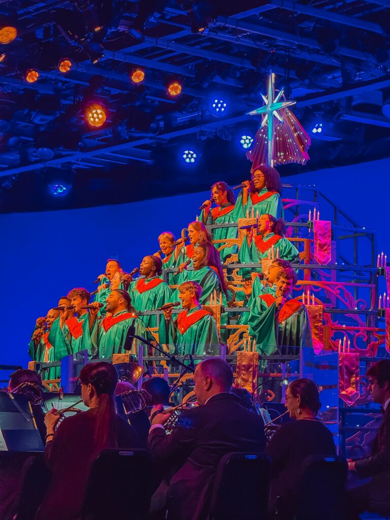 Candelight Processional at EPCOT in Disney World
