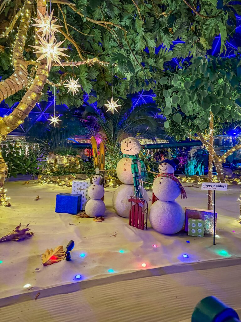 Glimmering Greenhouses living with the land at Christmas in EPCOT