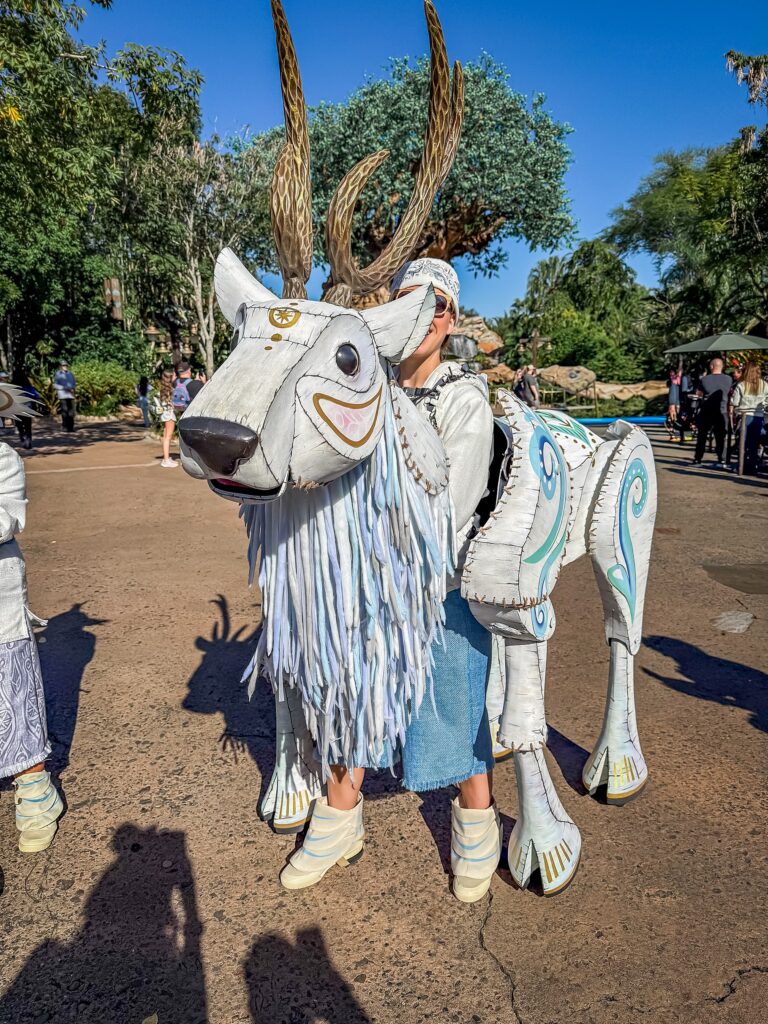 Animal Kingdom Merry Menagerie Reindeer, Disney World at Christmas